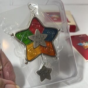 HALLMARK Keepsake 2003 GODCHILD Star CHRISTMAS ORNAMENT Source of‎ Delight